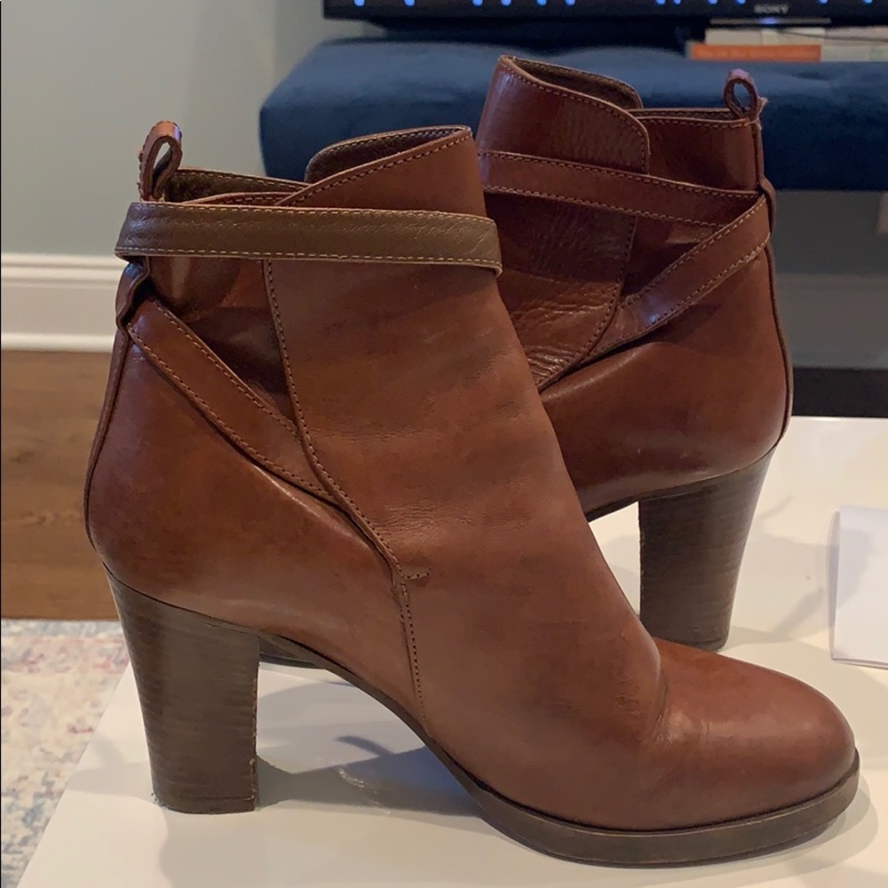 Jcrew brown booties